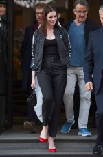 ANNE HATHAWAY Out and About in London 04/18/2019