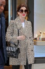 ANNE HATHAWAY Out and About in New York 04/28/2019