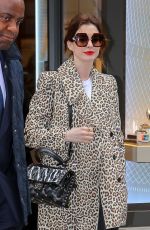 ANNE HATHAWAY Out and About in New York 04/28/2019