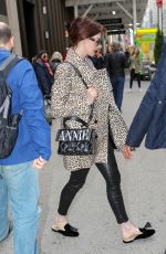 ANNE HATHAWAY Out and About in New York 04/28/2019