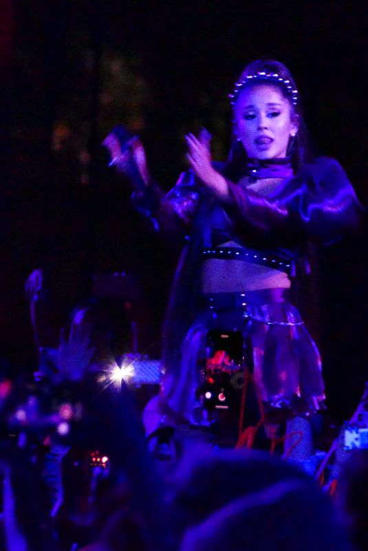 ARIANA GRANDE Performs at Coachella Valley Music and Arts Festival in Indio 04/14/2019