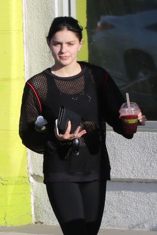ARIEL WINTER Leaves a Workout in Studio City 04/19/2019