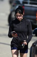 ARILE WINTER in Tight Shorts Leaves a Gym in Studio City 04/15/2019