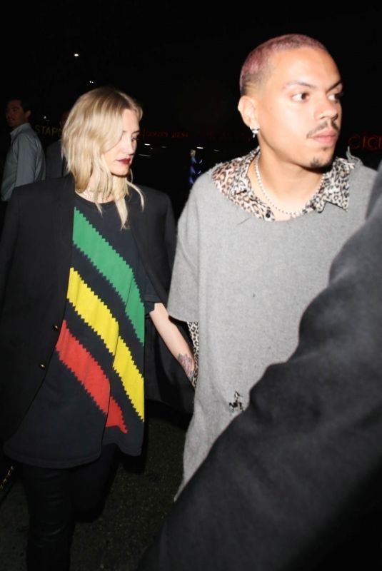 ASHLEE SIMPSON and Evan Ross at Warwick in Los Angeles 04/25/2019