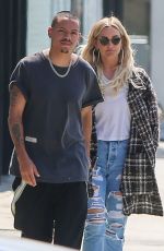 ASHLEE SIMPSON and Evan Ross Out in Los Angeles 04/02/2019