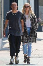 ASHLEE SIMPSON and Evan Ross Out in Los Angeles 04/02/2019