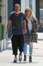 ASHLEE SIMPSON and Evan Ross Out in Los Angeles 04/02/2019