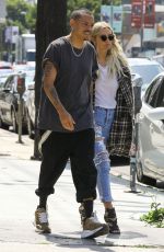 ASHLEE SIMPSON and Evan Ross Out in Los Angeles 04/02/2019