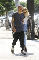 ASHLEE SIMPSON and Evan Ross Out in Los Angeles 04/02/2019