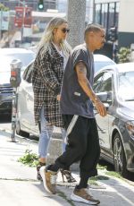 ASHLEE SIMPSON and Evan Ross Out in Los Angeles 04/02/2019