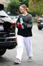 ASHLEE SIMPSON Out and About in Studio City 04/28/2019