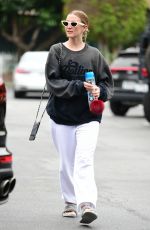 ASHLEE SIMPSON Out and About in Studio City 04/28/2019