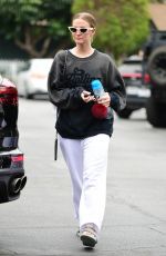 ASHLEE SIMPSON Out and About in Studio City 04/28/2019