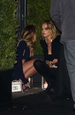 ASHLEY BENSON and CARA DELEVINGNE Leaves Tribeca Film Festival Artists Dinner Hosted by Chanel 04/29/2019