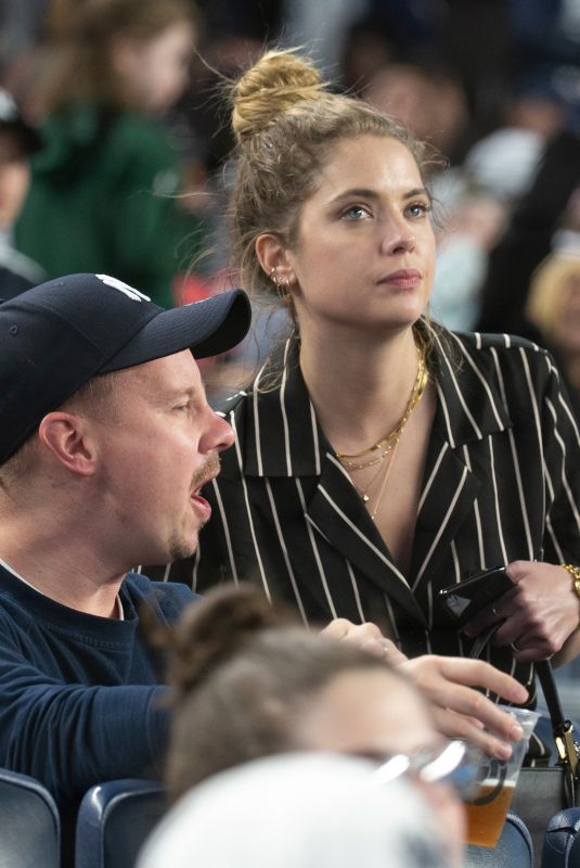 ASHLEY BENSON at Yankees vs Royals Game in Bronx 04/19/2019