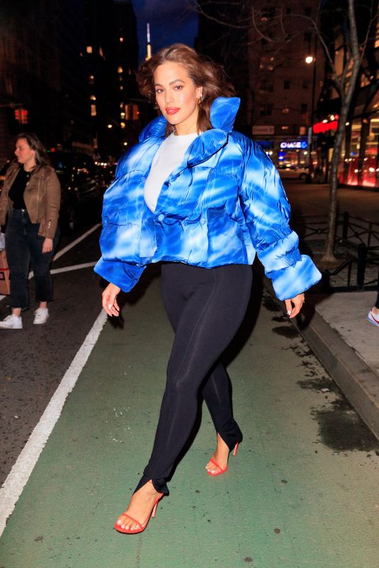 ASHLEY GRAHAM Leaves New School in New York 03/30/2019