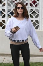 ASHLEY GREENE Leaves Cha Cha Lounge in West Hollywood 04/11/2019