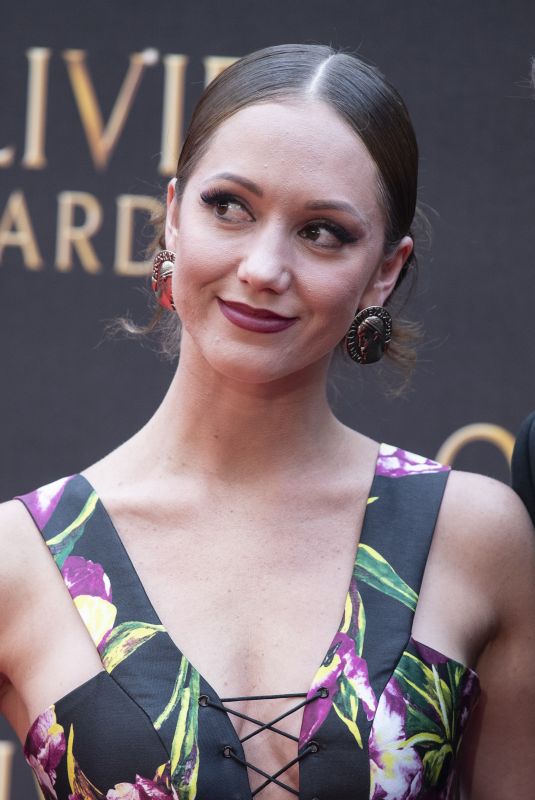 ASHLEY SHAW at 2019 Laurence Olivier Awards in London 04/07/2019