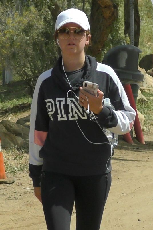 ASHLEY TISDALE Out Hiking in Los Angeles 04/15/2019