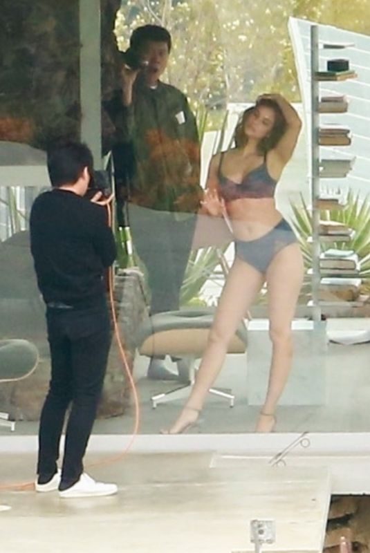 BARBARA PALVIN on the Set of a Photoshoot 04/29/2019