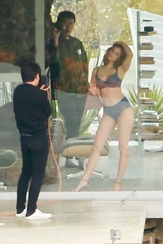 BARBARA PALVIN on the Set of a Photoshoot 04/29/2019