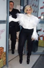 BEBE REXHA Leaves NRJ Radio Studio in Paris 04/11/2019