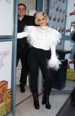 BEBE REXHA Leaves NRJ Radio Studio in Paris 04/11/2019