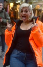 BEBE REXHA Out and About in London 04/04/2019