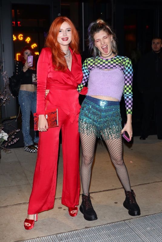 BELLA and DANI THORNE at Moxy Chelsea Grand Opening in New York 04/09/2019