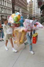BELLA HADDID Arrives at Gigi