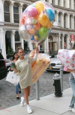 BELLA HADDID Arrives at Gigi