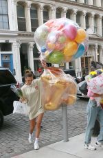 BELLA HADDID Arrives at Gigi