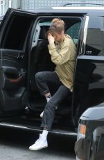 BELLA HADID Out in New York 04/08/2019