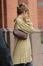 BELLA HADID Out in New York 04/08/2019