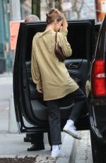 BELLA HADID Out in New York 04/08/2019