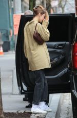BELLA HADID Out in New York 04/08/2019