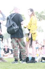 BELLA THORNE Out at Coachella in Indio 04/17/2019