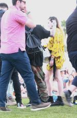 BELLA THORNE Out at Coachella in Indio 04/17/2019