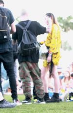 BELLA THORNE Out at Coachella in Indio 04/17/2019