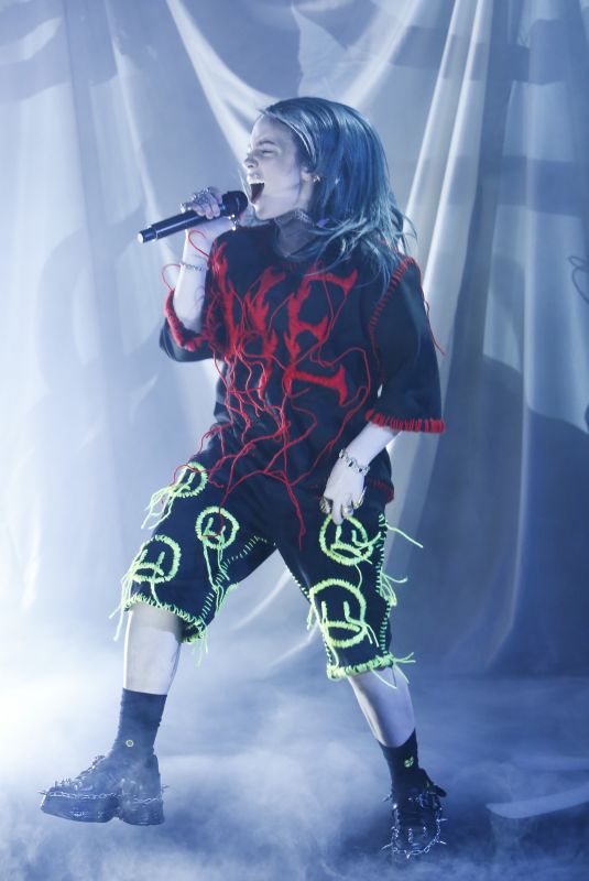 BILLIE EILISH Performs at Jimmy Kimmel Live 03/28/2019
