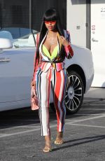 BLAC HYNA Arrives at a Studio in Burbank 04/26/2019