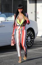 BLAC HYNA Arrives at a Studio in Burbank 04/26/2019
