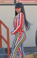 BLAC HYNA Arrives at a Studio in Burbank 04/26/2019