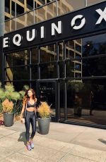 BLANCA BLANCO at Equinox Gym in Los Angeles 04/22/2019