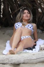 BLANCA BLANCO in Bikini on the Beach in Malibu 04/27/2019