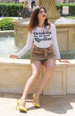 BLANCA BLANCO on the Set of a Photoshoot in Beverly Hills 04/07/2019
