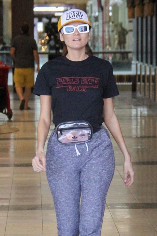 BLANCA BLANCO Shopping at Topanga Mall in Canoga Park 04/23/2019