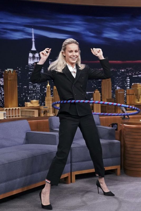 BRIE LARSON at Tonight Show Strarring Jimmy Fallon 04/24/2019