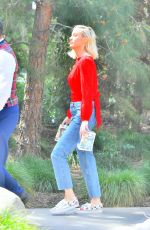 BRIE LARSON Leaves Disneyland 04/05/2019