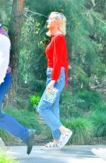 BRIE LARSON Leaves Disneyland 04/05/2019